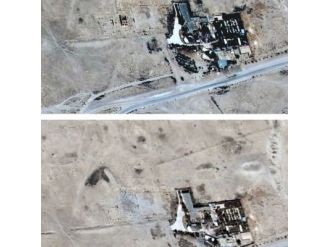 Işid’in Palmira’aki Yıkımı Uydudan Görüntülendi