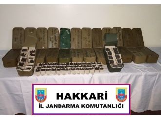 Şemdinli’de 18 Bin Adet Kalaşnikof Mermisi Ele Geçirildi