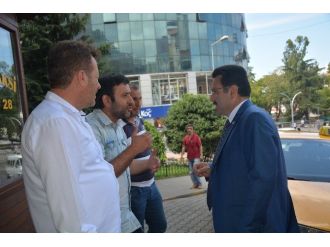 Başkan Genç, Meydan Parkı Esnafını Ziyaret Etti