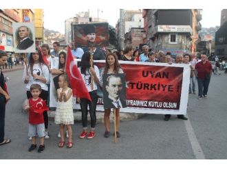 Zonguldak’ta Teröre Lanet Yürüyüşü