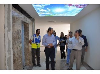 Başkan Ayaz İlçedeki Özel Okul İnşaatını Gezdi