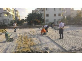 İsmail Baykut İlköğretim Okulu Bahçe Düzenlemesi Devam Ediyor