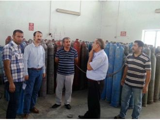 Van’da Basınçlı Tüp Denetimleri