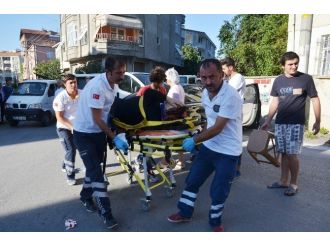 Bafra’da Kaza: 2 Yaralı