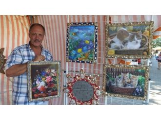 Burhaniye’de Bilecen’in Eserleri Beğenildi