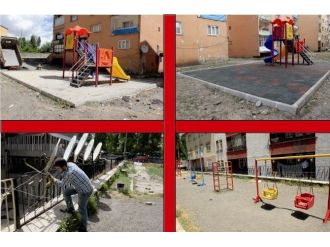 Bitlis Belediyesi Çocuk Parklarını Yeniledi