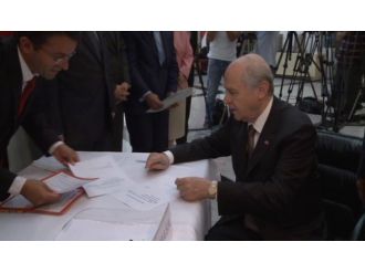 Bahçeli Adaylık Başvurusunu Yaptı