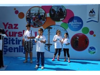 Macera Parkı Yaz Kursları Sona Erdi