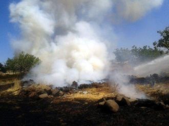 Siverek’te Yangın