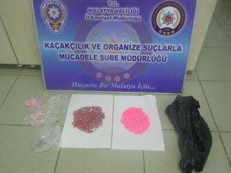 Malatya’da Extacy Hap Ele Geçirildi