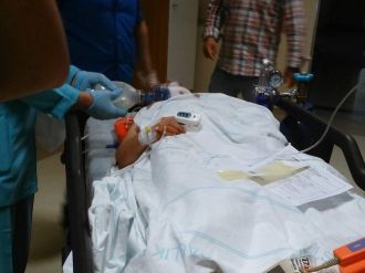 Üzerine Televizyon Düşen Çocuk Ağır Yaralandı