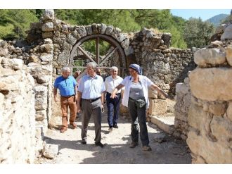 Olimpos Antik Kenti’ndeki Kazı Çalışmaları