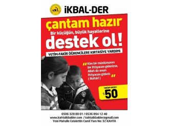İkbal-der’den, Kırtasiye Yardımı