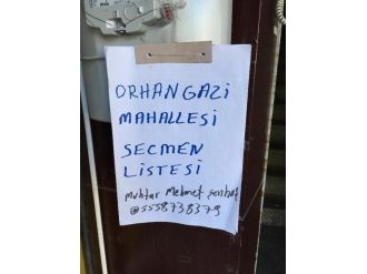 Akçakoca’da Seçmen Listeleri Askıda