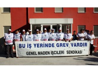 Madencilerin ’Çift Maaş’ Grevi Yeniden Başladı