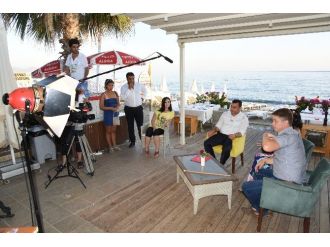 Alanya Belediye Başkanı Yücel, Rus Kanallarına Röportaj Verdi