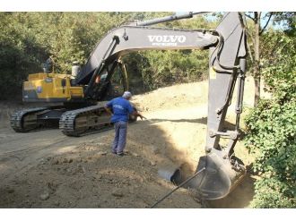 Aksartepe’de Yol Çalışmaları Tüm Hızıyla Devam Ediyor