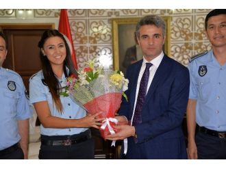 Zabıtalardan Vali Ve Belediye Başkanına Ziyaret