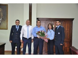 Zabıtadan Başkan Can’a Ziyaret