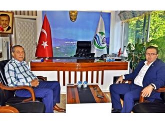 Kaymakam Zadeleroğlu’ndan, Başkan Özdemir’e Ziyaret