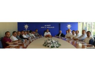 Ak Parti’li Belediye Başkanları ‘1 Kasım’ İçin Toplandı