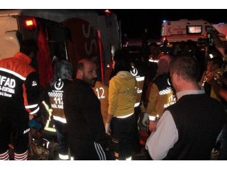 Erzurum’da Yolcu Otobüsü Kazası: 29 Yaralı