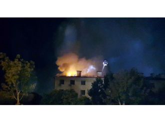 Astsubay Orduevinde Korkutan Yangın