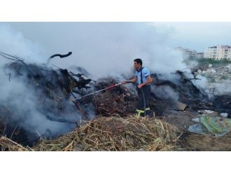 Çöplük Yangılarına Mahalleli Tepki Gösteriyor