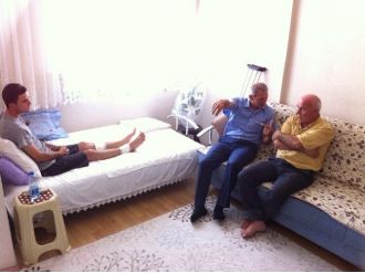 Başkan Dişli’den, Çatışmada Yaralanan Askere Ziyaret