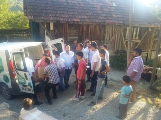 Bogiad’dan Yangınzedelere Erzak Ve Eşya Yardımı