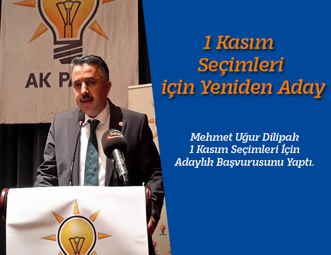 1 Kasım Seçimleri İçin Yeniden Aday