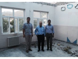 Milli Eğitim Müdürü Korkmaz Okul İnşaatlarını İnceledi