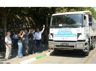 Nilüfer’den Hopa’ya Yardım Eli