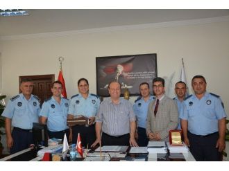 Zabıtadan Başkan Özakcan’a Ziyaret