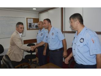 Başkan Yardımcıları Erişmiş Ve Mollaoğlu Zabıta Ekibini Ziyaret Ettiler