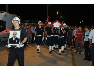 Şehit Emniyet Amirinin Cenazesi Alanya’ya Getirildi