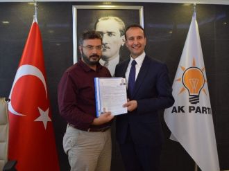 Hakan Çağlar Erürker Ak Parti’den Adaylık Müracaatı Yaptı