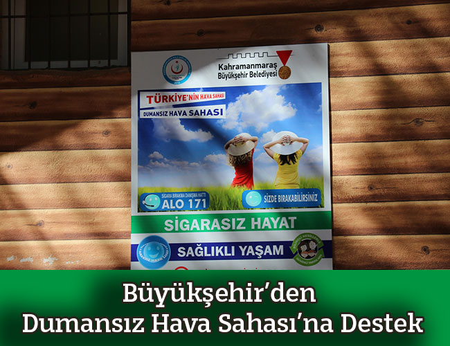 Büyükşehir’den Dumansız Hava Sahası’na Destek