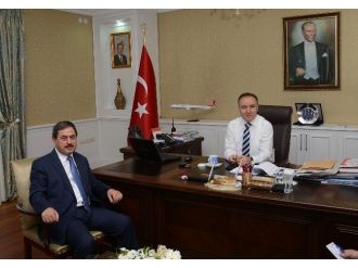 Başkan Eser’den, Erzurum Valisi Altıparmak’a Ziyaret