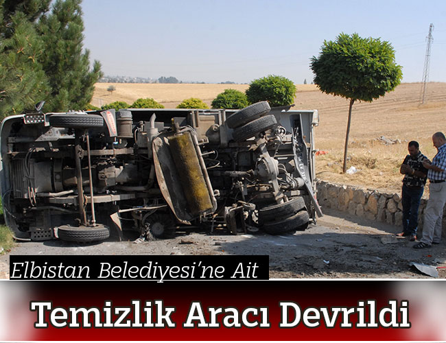 Temizlik Aracı Devrildi