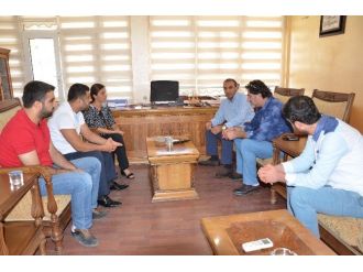 Gazeteciler Eş Başkanları Ziyaret Etti