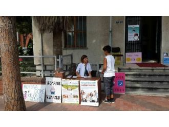 Burhaniye’de Halk Sağlığı Haftası Standı