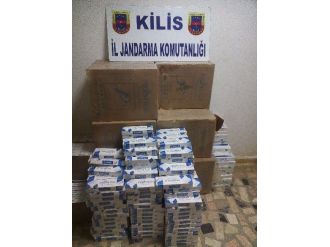 Kilis’te 9 Bin Paket Kaçak Sigara Ele Geçirildi