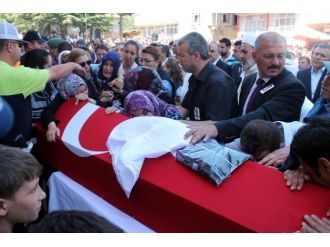 Konya Şehidini Uğurladı