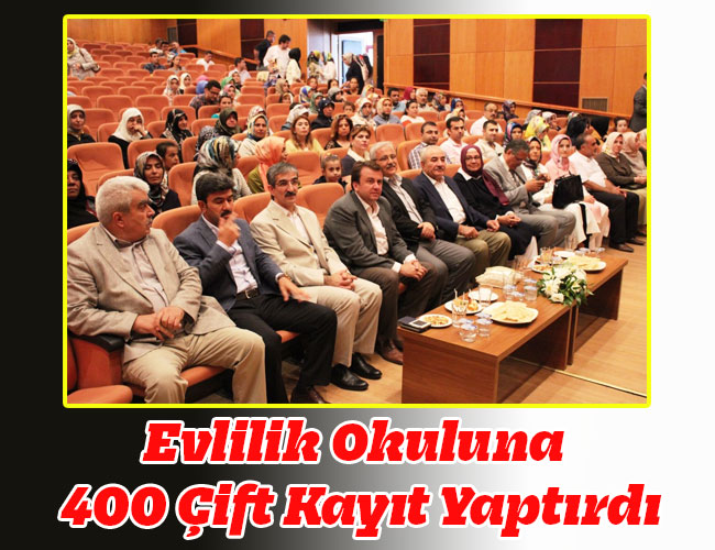 Evlilik Okuluna 400 Çift Kayıt Yaptırdı