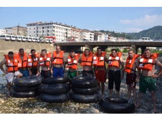 Solaklı Deresi Şambrel Raftingle Coştu