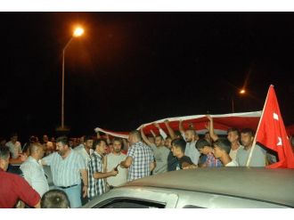 Manavgat’ta Teröre Tepki Yürüyüşü