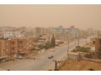 Reyhanlı’da Toz Taşınımı