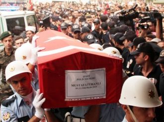Şehit Cenazesinde Gerginlik