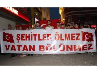 Ordu’da Teröre Tepki Yürüyüşü